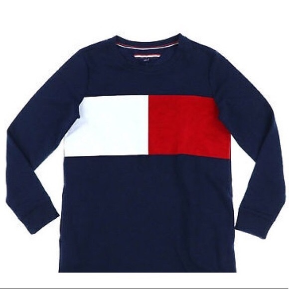 !LAST DAY!  Tommy Hilfiger Crewneck | red white blue | sz L - Picture 1 of 7